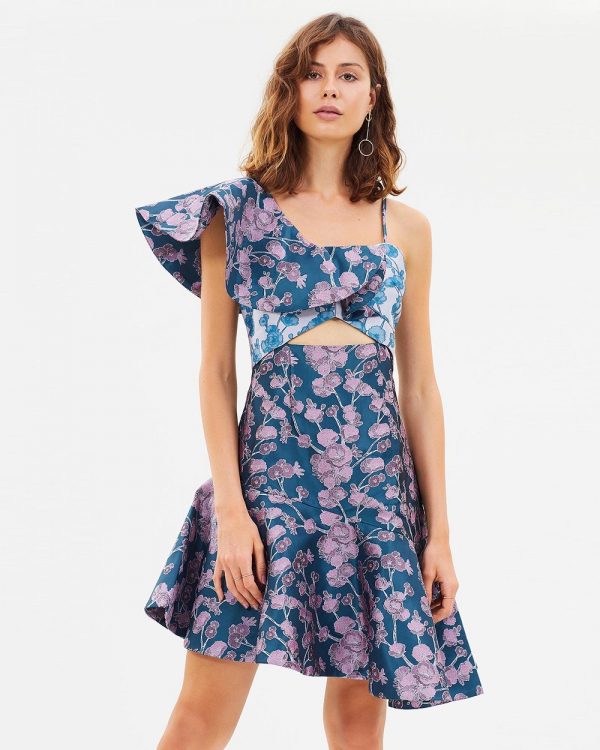 Elliatt Lilac asimetriška suknelė